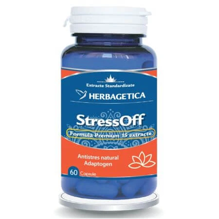 StressOff, 60 Kapseln, Herbagetica