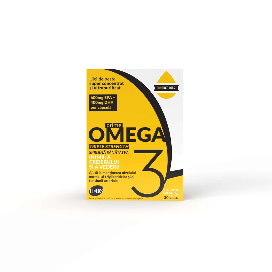 Omega 3 Triple Strenght, 30 Kapseln, Prime Naturals
