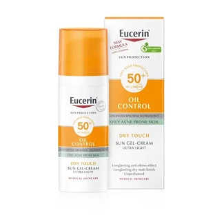 Sonnenschutz Gel Gesichtscreme SPF 50+ Sonnenschutz Ölkontrolle, 50 ml, Eucerin