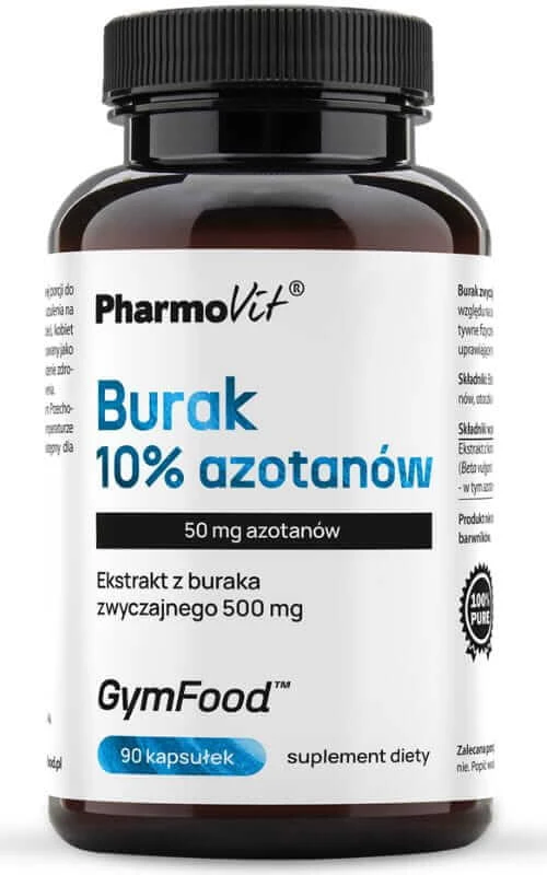 Rote Bete 10% Nitrat 90 Kapseln GymFood Pharmovit