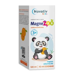 Novativ Kids MagneZoo Lichid cu aromă de portocale, 120 ml
