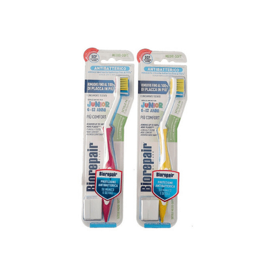 Periuta de dinti Curbura Activa Biorepair Pro Junior, 6-12 ani, Coswell