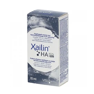 Picaturi oftalmice Xailin HA 0.2% Plus, 10ml, Visufarma