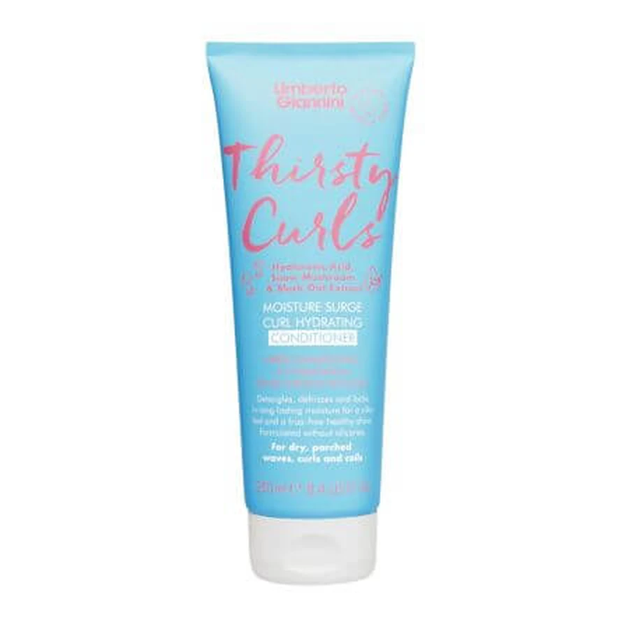 Hydraterende conditioner voor droog krullend haar Thirsty Curls, 250 ml, Umberto Giannini, Umberto Giannini