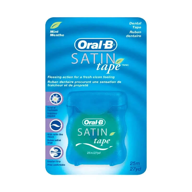 Oral B Satin Tape Fluor Zahnklebeband Mint 25m