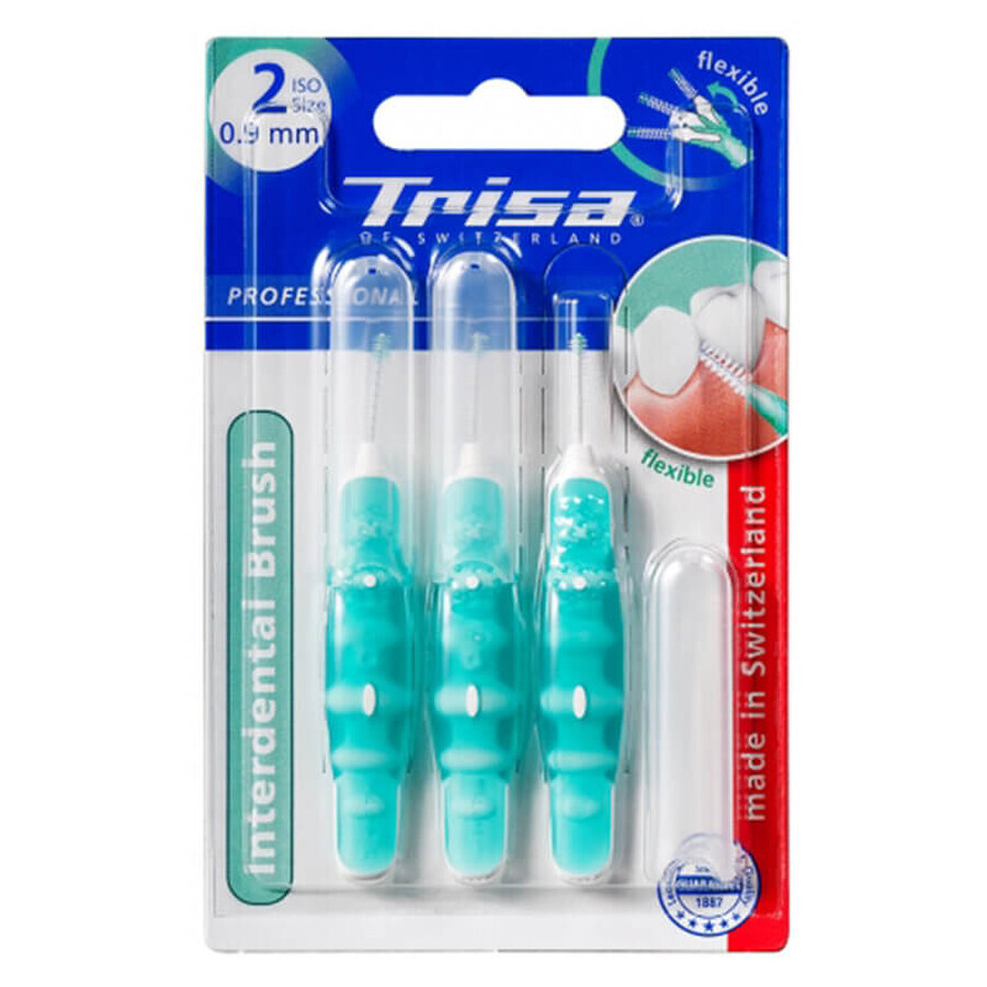Zahnbürste Interdentalbürste ISO 2, 667145, 0.9mm, Trisa