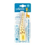 Superweiche Giraffe Babyzahnbürste, 0-3 Jahre, Dr. Browns