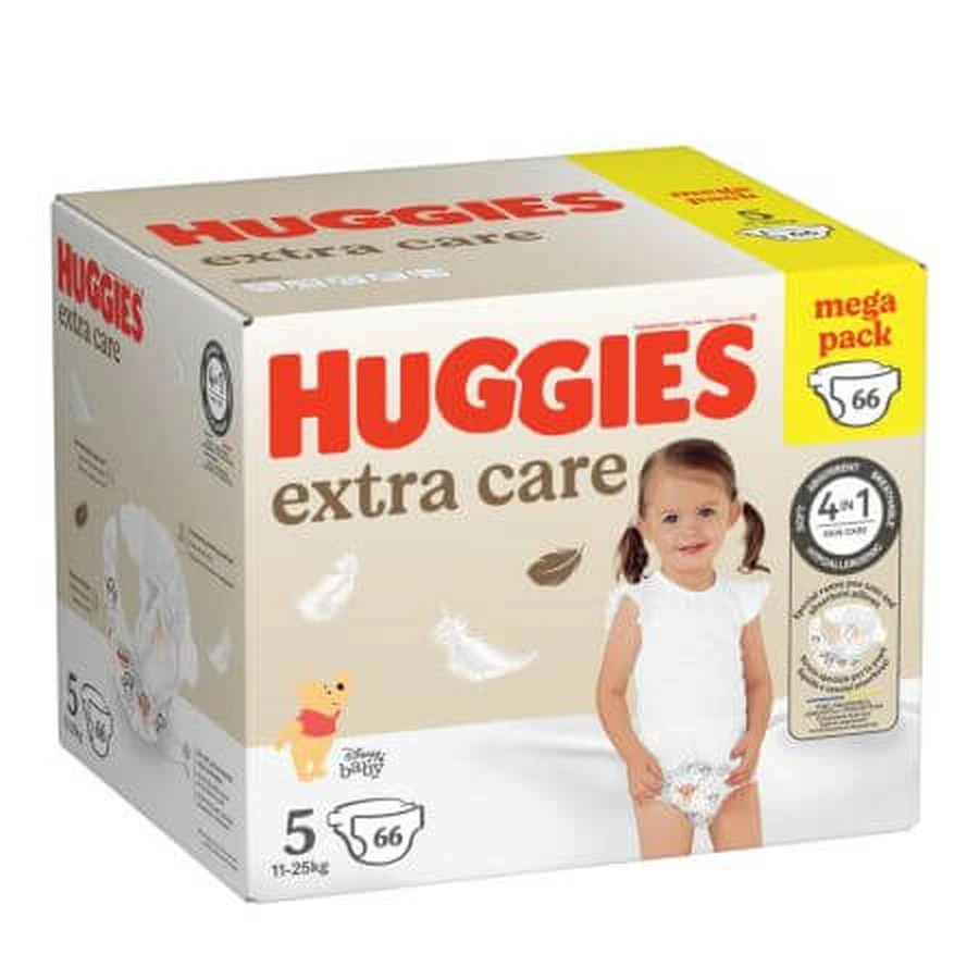 Extra Verzorging Luiers, Nr. 5, 11-25 kg, 66 stuks, Huggies