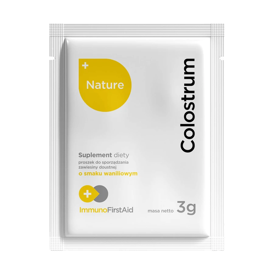 Calostro Nature, polvo, sabor vainilla, 14 sobres