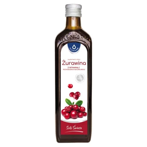 Oleofarm Säfte der Welt Cranberry mit Vitamin C natürlichen Ursprungs, 490 ml