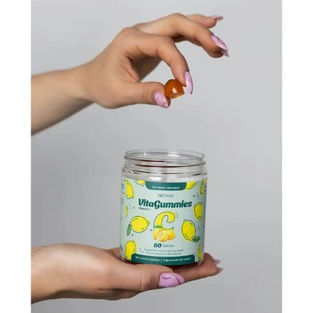 Noble Health VitaGummies Vitamina C, aromă de lămâie și limetă, 60 bucăți