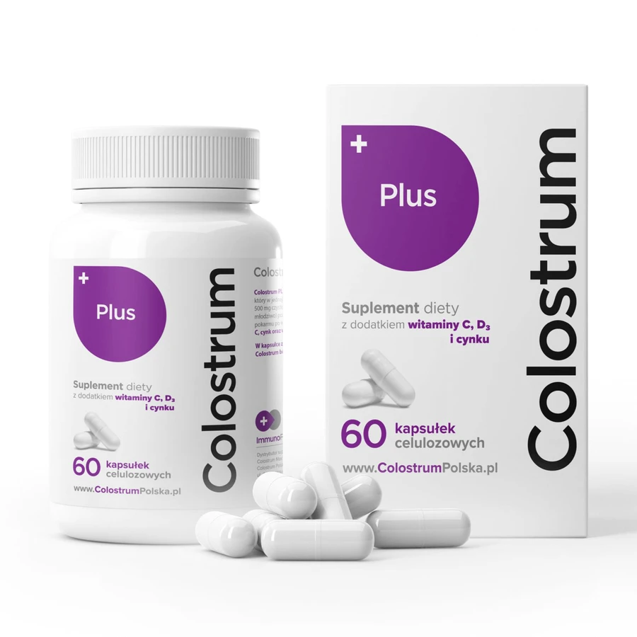 Colostrum Plus, 60 capsule din celuloză