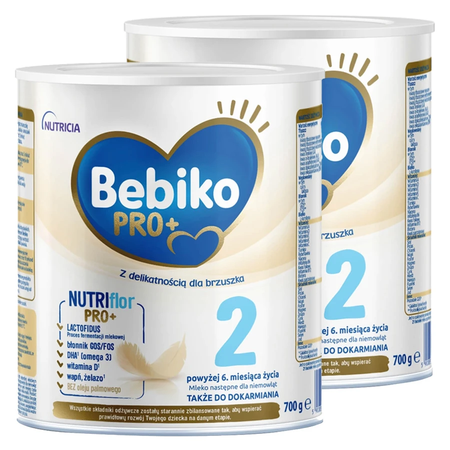 Bebiko Pro+ 2 Nutriflor Pro+ set, opvolgmelk, ouder dan 6 maanden, 2 x 700 g