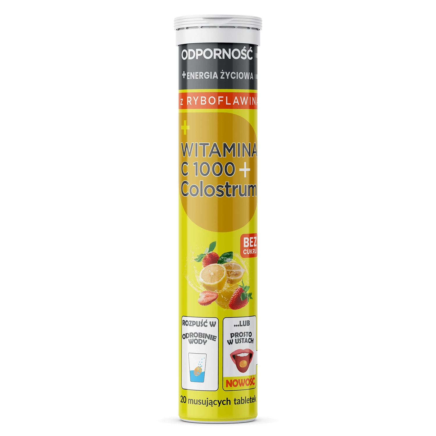 Vitamin C 1000 mit Colostrum, 20 Brausetabletten
