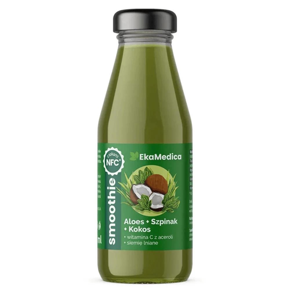 EkaMedica, Smoothie, Aloe-Kokosnuss-Ananas, 250 ml