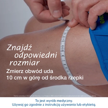 Actimove Everyday Supports, kniestabilisatiebrace, met ingebouwde knieschijf en 2 baleinen, beige, maat M