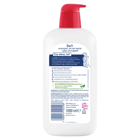 Bambino Kids, gel lavante per corpo e capelli 2 in 1, surykats, da 1 anno, 1 l