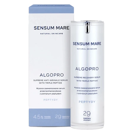 Sensum Mare Algopro, siero antirughe altamente avanzato con triplo peptide, 30 ml