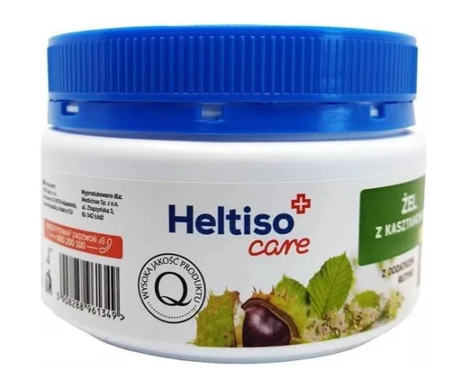 Heltiso, Pflege-Kastanien-Gel mit Rutin-Zusatz, 350g