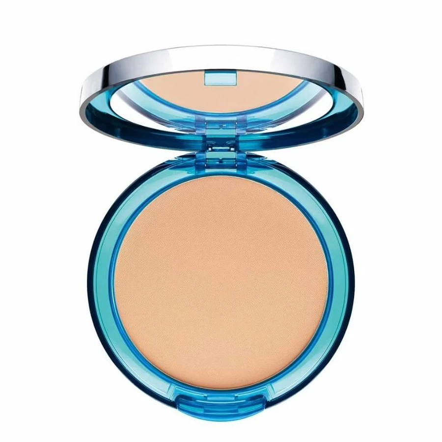 Artdeco Sun Protection Powder Compact Foundation SPF50 Fond de teint matifiant avec haute protection UVA et UVB 90 Light Sand, 9.5 g