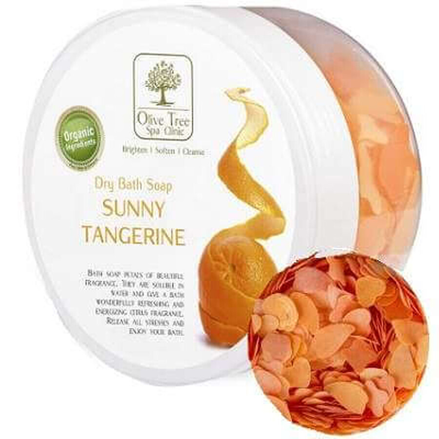 Petale de săpun Sunny Tangerine, 80g, Olive Tree Spa Clinic