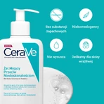 CeraVe set, washing gel against imperfections, 236 ml + moisturizing face cream with ceramides, SPF 50, 52 ml
