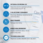 CeraVe set, washing gel against imperfections, 236 ml + moisturizing face cream with ceramides, SPF 50, 52 ml