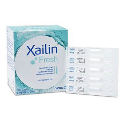 Picaituri Xailin Fresh 0.4 ml, 30 monodoze, Visufarma