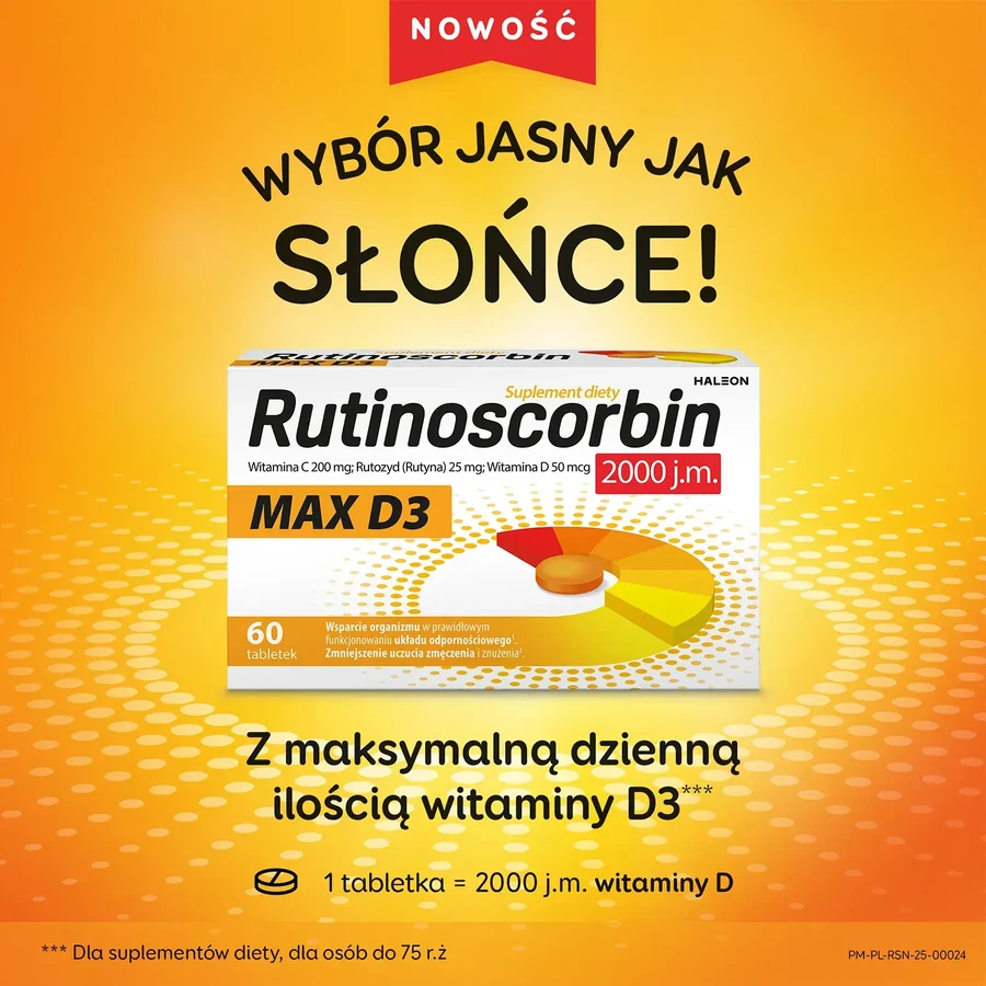 Rutinoscorbin Max D3, 60 tabletek: ceny i cechy