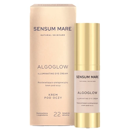 Sensum Mare Algoglow, rozświetlająco-pielęgnacyjny krem pod oczy, 15 ml: ceny i cechy