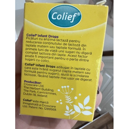 Drops with lactase enzyme, Infant Drops, 7 ml, Colief