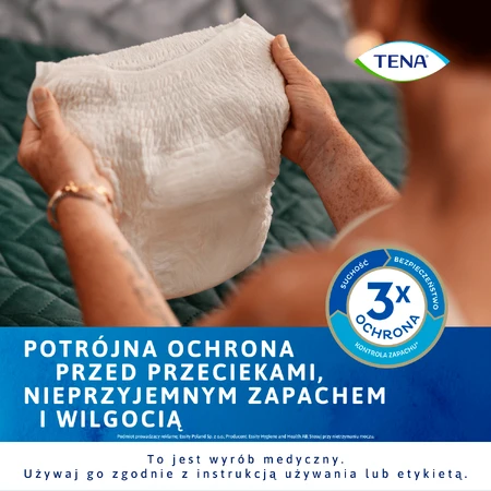 Tena Lady Pants Creme, absorberende slips, maat L, 95-130 cm, Plus, 8 stuks
