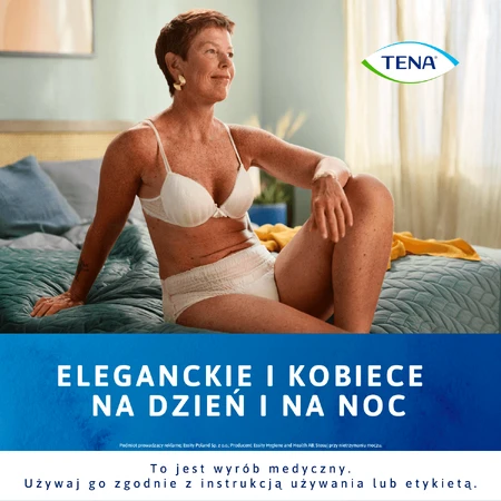 Tena Lady Pants Creme, absorberende slips, maat L, 95-130 cm, Plus, 8 stuks
