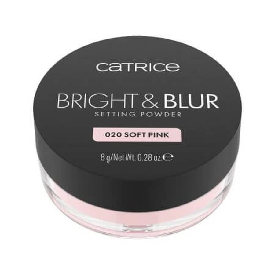 Fixierpuder, 020 Soft Pink, Glanz & Unschärfe Fixierpuder, 9 g, Catrice