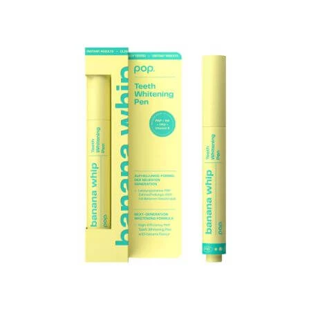 Zahnaufhellungsstift, Pop Zahnaufhellungsstift Banane, 4 ml, Smilepen Pop