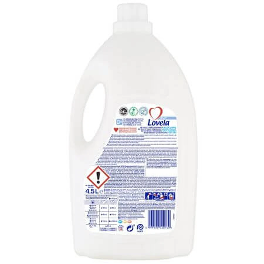 Flüssigwaschmittel für Weißwäsche, 4500 ml, Lovela Baby