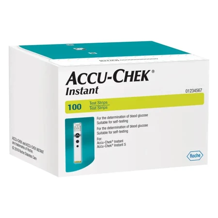 Benzi de testare Accu-Chek Instant, 2x100 unități, Roche