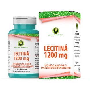 Lecithin-Kapseln Lecithin 1200 mg, 50 Weichkapseln