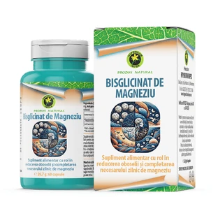 Bisglicynian magnezu w kapsułkach, 60 kapsułek