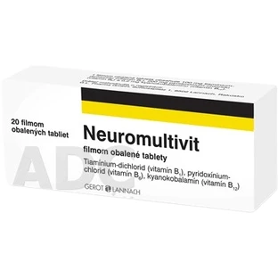 Neuromultivit comprimés pelliculés 20 comprimés
