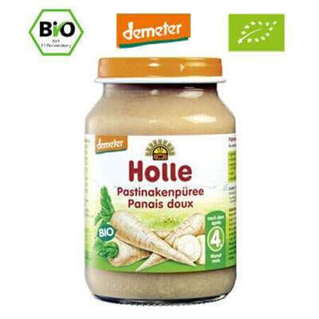 Piure Bio de păstârnac, +4luni, 190 g, Holle Baby Food