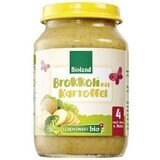 Piure Bio din brocoli și cartofi, +4 luni, 190 g, Bioland