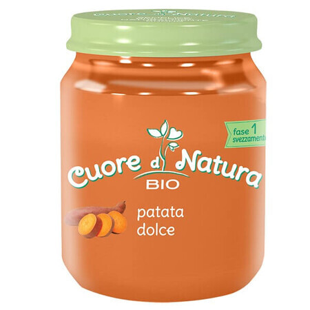 Piure bio din cartofi dulci si quinoa, 110gr, Cuore Di Natura