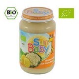 Piure Bio din conopida cu cartofi, +4luni, 190g, SunBaby Food