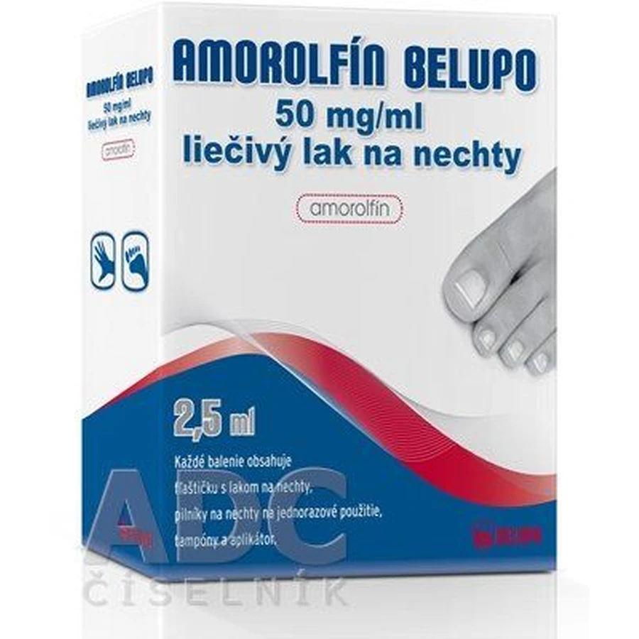 Belupo Amorolfine 50 mg/ml vernis à ongles médicamenteux 2,5 ml