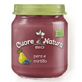 Piure Bio din para si afine, 110 gr, Cuore Di Natura