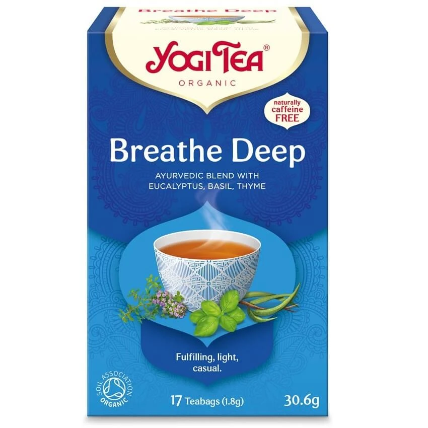 Breath Deep Tee, 17 Beutel, Yogi Tee