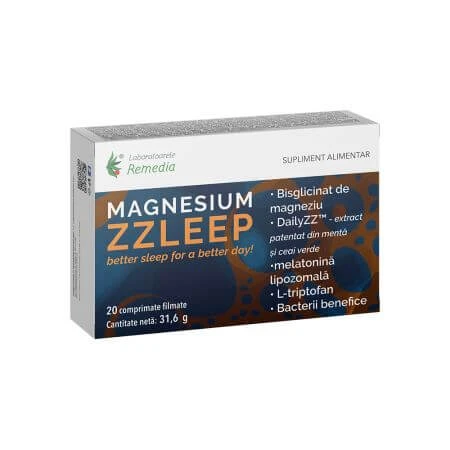 Magnesium ZZleep, 20 Filmtabletten, Remedia