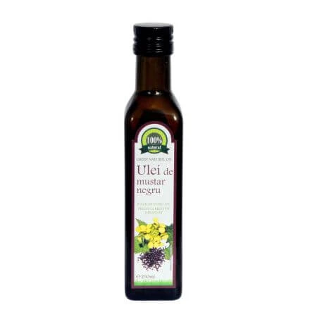 Schwarzes Senföl, 250 ml, Grünes Naturöl