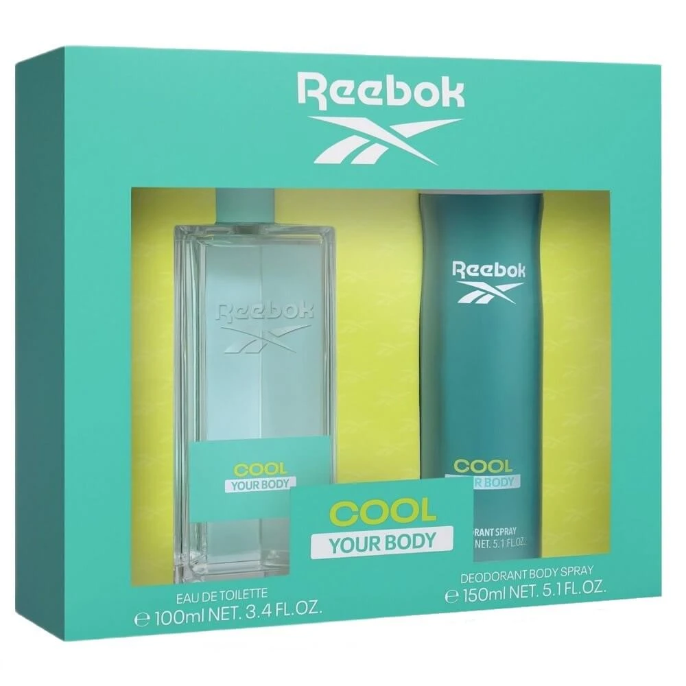 Reebok Cool Your Body Women Eau de Toilette, 100 ml + Deodorant, 150 ml